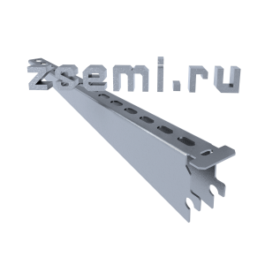 Полка кабельная К1161 УТ2.5 цинк L=265мм s=2.0мм