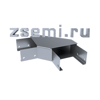 Короб угловой в горизонтальной плоскости 90°