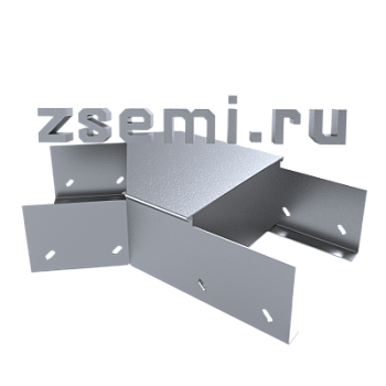 Короб угловой в горизонтальной плоскости 135°(45°)