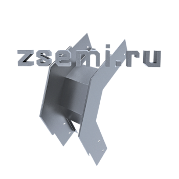 Угол вертикальный вниз 90° (внешний)