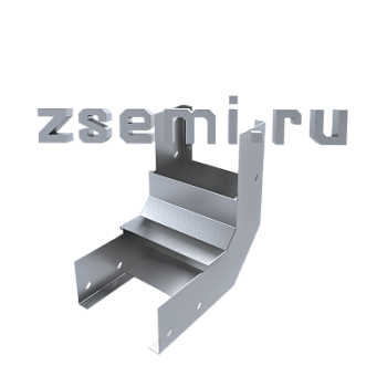 Короб вертикальный в верх 90° (внутренний)